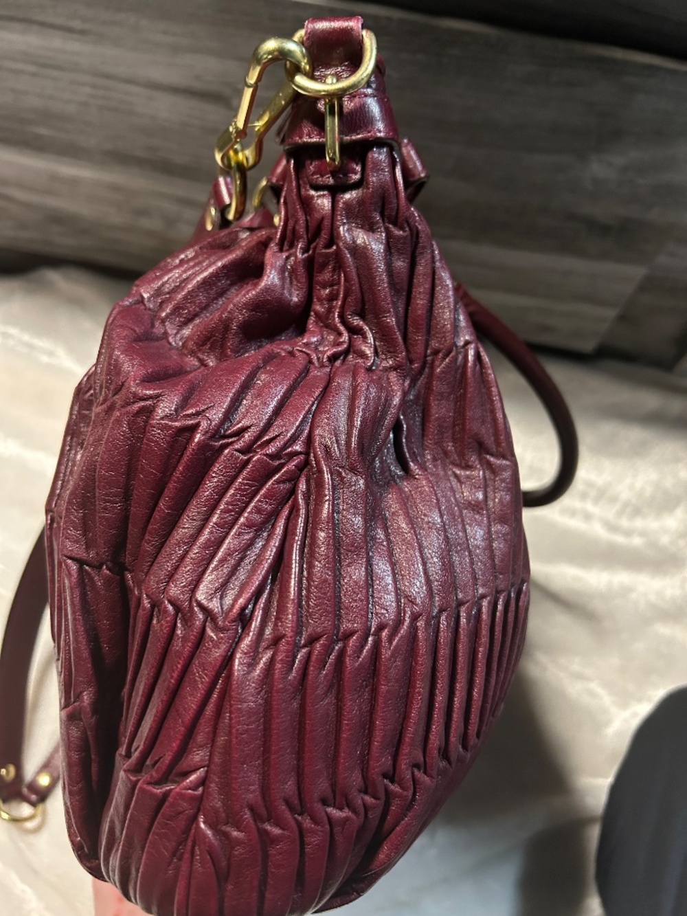 Coach Madison Lindsey matching set, Wallet & purse. Bordeaux/Burgundy color! - Picture 3 of 13